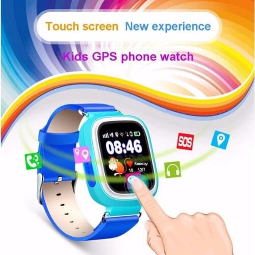 Best selling android IOS camera smar twatch q90 kids smart gps watch for children