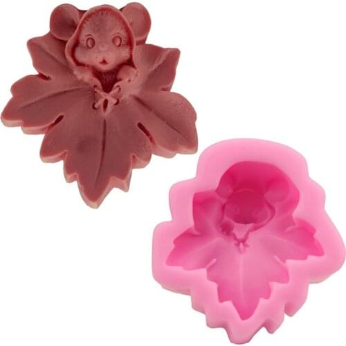 Cute Mouse Shape Silicone Soap Mold Handmade Craft Art DIY Soap Molds