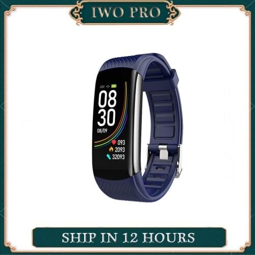 C6T Body Temperature Smart Bracelet Watch Waterproof Heart Rate Monitor Smartband Wristband Fitness Health Tracker Smartwatch