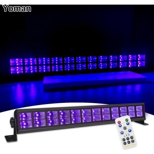 24 LEDs Wall Washer Lights DMX UV Stage Lights LED Party Home Club Disco Light Christmas Indoor Stage Effect Lighting Bar Light