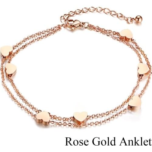 YBjewelry Metal Bracelet Heart Lucky Bracelet Chain Adjustable Cute Jewelry ID 41166