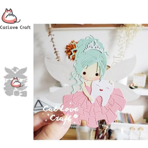Catlove Tooth Fairy Metal Cutting Dies Scrapbooking Mold Knife Stencil Die Cuts Card Making DIY Craft Embossing New Die For 2020