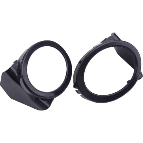 1 Pair 51112695255 51112695256 Black Fog Light Lamp Cover Trim Ring Fit for BMW E46 M3 2001 2002 2003 2004 2005 2006