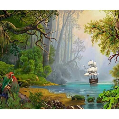 A2411 11CT/14CT/18CT/25CT/28CT Oil tea patterns Counted Cross Stitch DIY Cross Stitch Kits Embroidery Needlework Sets