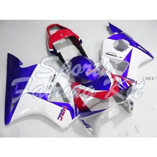 Full Body Kits for CBR900 954 2002 - 2003 White Blue Fairing CBR 954RR 2003 Fairings CBR 954 RR 2003