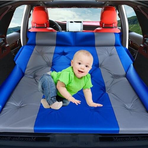 Car Air Inflatable Travel Mattress Bed for Car Back Seat Mattress Multifunctional Sofa Pillow Outdoor Camping Mat Cushion