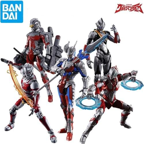 Bandai Genuine Assembly Model FRS Mobile Ultraman Action Figure Steel B Type Asseven Serodiga Childrens Toy Gift