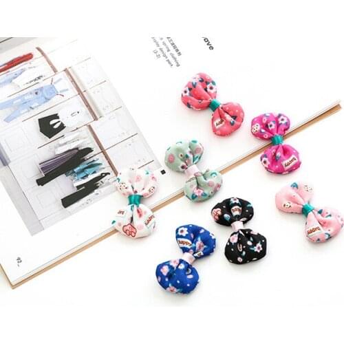 3x5cm 20pcs/lot Multi colors option Grossgrain Bows Girls Boutique Mini Hair Bow Headwear DIY Garment Craft
