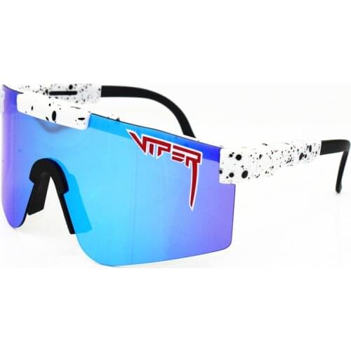 Brand Rose Red Pit Sunglasses Double Wide Polarized Mirrored lens Wih Case Cycling Glasses Oculos De Sol Masculino Gafas