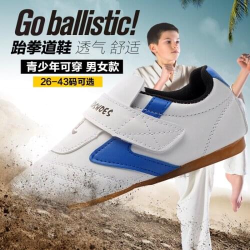 Childrens Taekwondo Shoes Adult Mens And Womens Non-slip Training Breathable Martial Arts Shoes