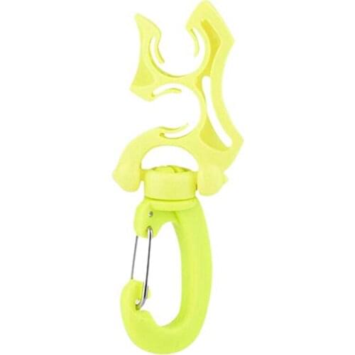 Double Hose Holder with Clip Scuba Diving Hose Holder Clip Regulator Retainer Buckle Hook for Dive Snorkeling