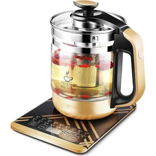 Electric kettle The health raising pot is fully automatic and thickened glass multi-function electric heating black tea
