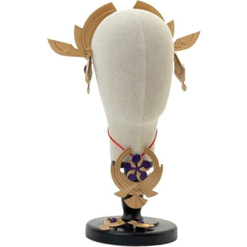 Genshin Impact Yae BaChongShenZi Cosplay Accessories Necklace Pendant Headwear Earrings Costume Props Xmas Halloween Gifts