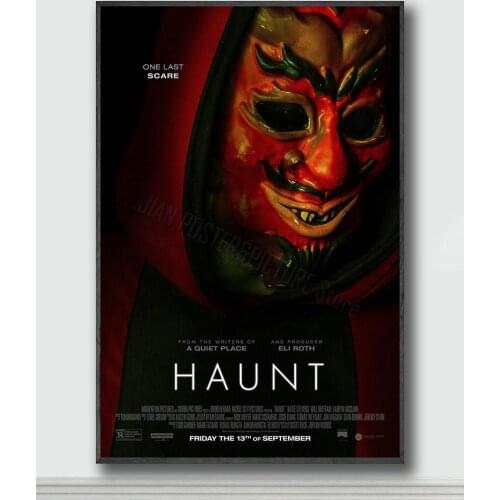 NJ213 Haunt Movie 5 Silk Posters and Prints wall art Art Poster Home Decor