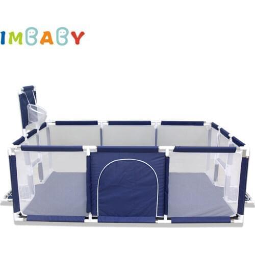 IMBABY Kids Furniture New Style Playpen For Dry Balls Pool Child Safety Barriers Babys Playground Park To 0-6 Years Fence