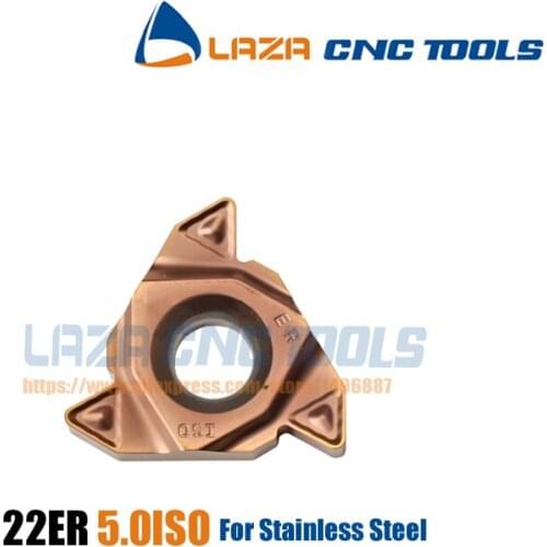 22ER 4.0ISO/22ER 5.0ISO/22IR 4.0ISO/22IR 5.0ISO *10pcs ISO Carbide Threading Inserts,Threading blades,Insert for Threaded Holder