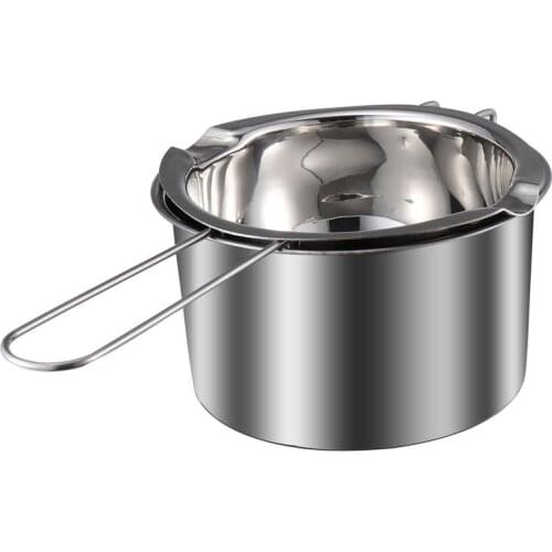 Double Boiler Pot Nice Chic Fine Safe Wax Melting Pot Cheese Melting Pot Chocolate Melting Pot Stainless Steel Chocolate Pot