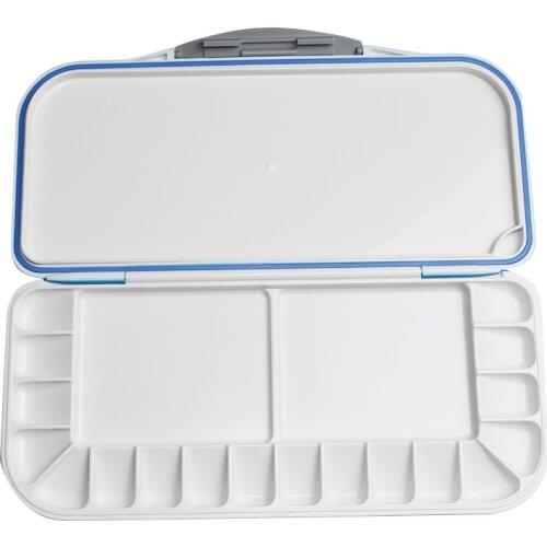 Watercolor Moisturizing Color Box Anti-Leakage Seal Moisturizing Sketch Paint Box 18 Grid Color