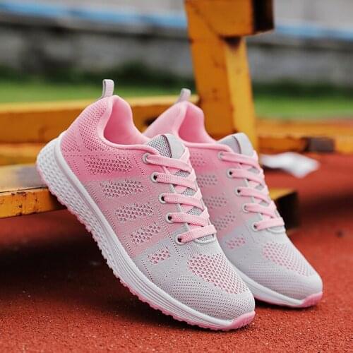 Sneakers Women Vulcanize Shoes Flats Casual Ladies Shoes Woman Mesh Light Breathable Female Zapatillas De Deporte Para Mujer