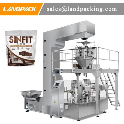 Chocolate Crunch Stand Up Pouch Filling And Sealing Machine Chocolate Zipper Packing Machine Quality Manufacturer