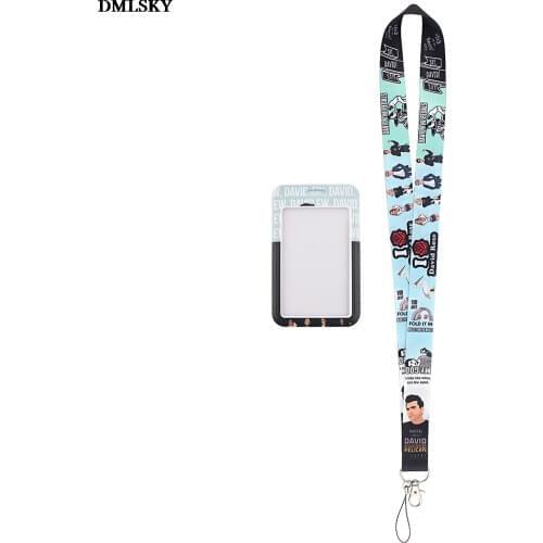 MD145 DMLSKY Tv Show Id Card Holders Case Mobile Phone Straps Key Badge Camera USB Holders Neck Rope Lanyard with Keyring