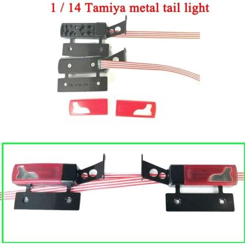 Metal Taillight Stern Lamp for 1/14 Tamiya RC Truck Car SCANIA R730 R470 R620 VOLVO FH12 ACTROS 3363 1851 AROCS MAN TGX Diy