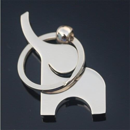 Fashion Lovely Pet Keychain Elephant Keyrings Alloy Key Chains Party Souvenir Gifts for Women portachiavi donna S168