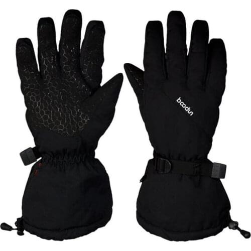 Men Women Cotton Ski Gloves Fleece Snowboard Gloves Snowmobile Motorcycle Riding Winter Gloves Windproof Waterproof Snow Mittens