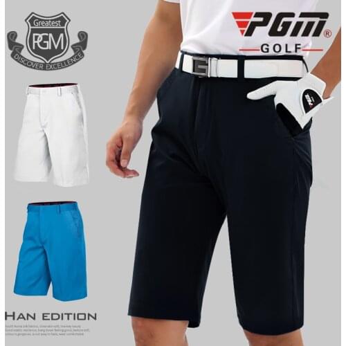 PGM Men Summer Slim Shorts Ultra-thin Breathable Quick Dry Sport Leisure Clothes 95%Polyester+5%Spandex Golf Pant Shorts