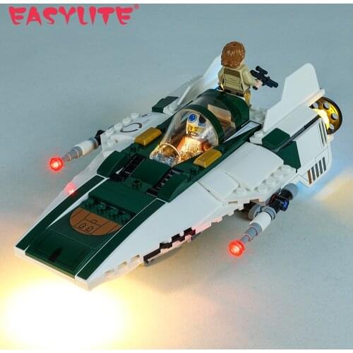 LED Light Set For 75248 Star War Resistance A-Wing Star fighter Lighting Kit No Model