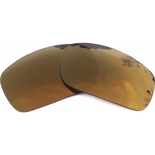 Bronze Gold Mirrored Polarized Replacement Lenses for X Squared Sunglasses Frame 100% UVA & UVB