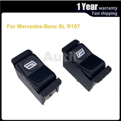 2 pcs Window Control Switch illuminated Lifter Button for Mercedes-Benz SL R107 1974-1989 OE 0008203510