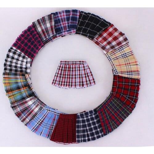 Accept custom New Arrival 1/3 1/4 SD DD MSD Doll Clothes Daily clothing uniform Pleated skirt