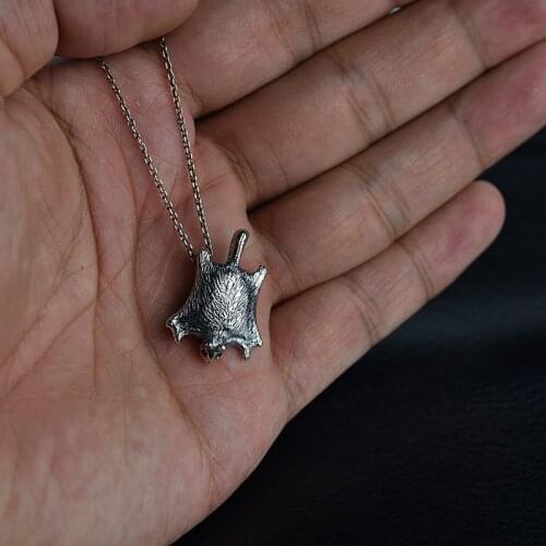 Sugar Glider Necklace Animal Sugar Glider Charm Flying Squirrel Necklace Animal Jewelry Accessories Gift