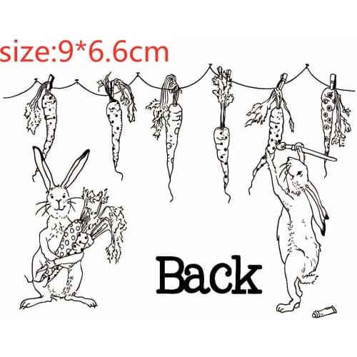 Dry Radish Transparent Silicone Clear Rubber Stamp Sheet Cling Scrapbooking DIY Cute Pattern Photo Album Paper Card Decor