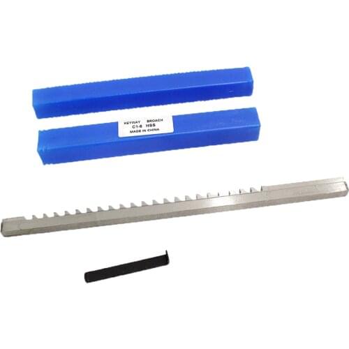 Push-Type Keyway Broach 6mm C1 Metric Size Broaches Broaching Tools for CNC Router Tool for CNC Router Metalworking