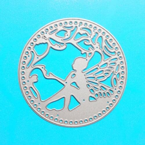YLCD696 Lace Fairy Metal Cutting Dies For Scrapbooking Stencils DIY Album Paper Cards Decoration Embossing Folder Die Cuts Mold