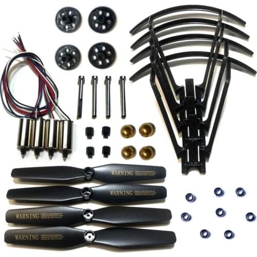 VISUO xs812 Spare Parts upgrade bearings engines propellers blades ccap gears guard etc kit for RC Quadcopter Drone