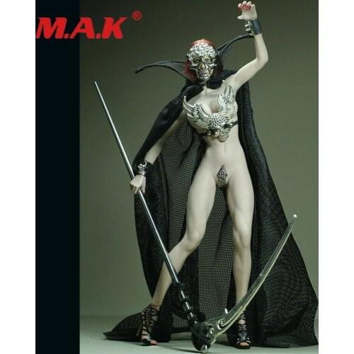 In Stock 1/6 Female Grim Reaper Mesh Cloak Feather Bra Underwear Set Clothes Model Toys Unique Female Clothes