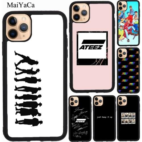 MaiYaCa KPOP ATEEZ Case For iPhone 11 Pro Max 12 Pro Max mini XS X XR SE 2020 6S 7 8 Plus Fundas
