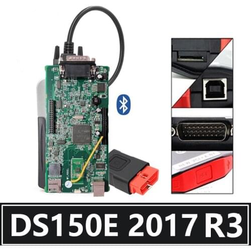 Diagnostic 2021 Best NEW VCI DS150E Delphis Bluetooth Vd 2017.R3 2016.R1 Keygen on CD Obd2 Scanner Send With Case with keygen