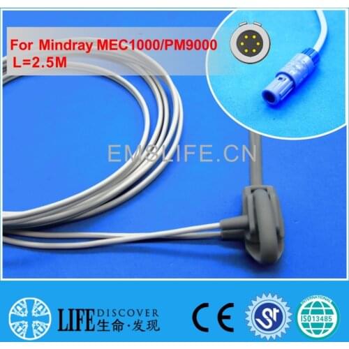 Long cable NEONATE or new born wrap spo2 sensor for MINDARY MEC1000/2000,PM7000/8000/9000