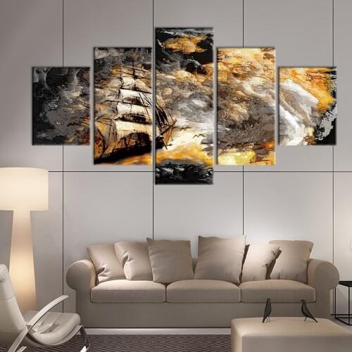 Ship 5 pieces Popular Pictures Canvas Painting Wall Art Pictures Home Decoration Posters And Prints Pictures for Living Room