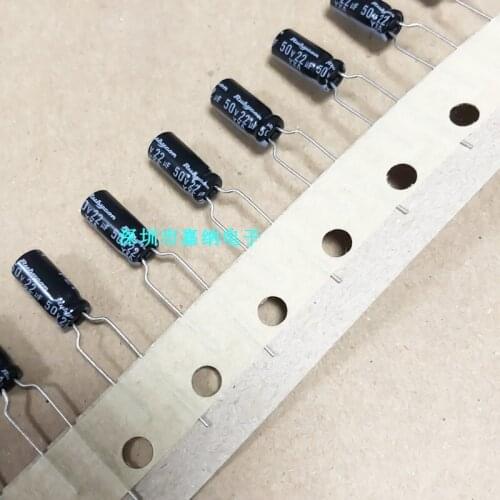30PCS/LOT RUBYCON 50V22UF 5X11 YXA 105c Electrolytic capacitor