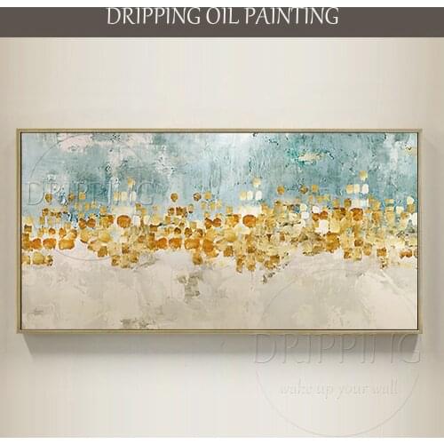 Artist Hand-painted High Quality Abstract Oil Painting on Canvas Light Colors Modern Abstract Oil Painting for Wall Decoration