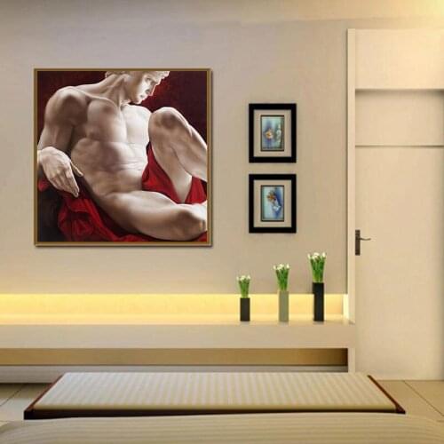 Strong Naked David Picture Nordic Wall Art Decor Painting Canvas Painting Painting Poster Modern Home in Living Room Decoration
