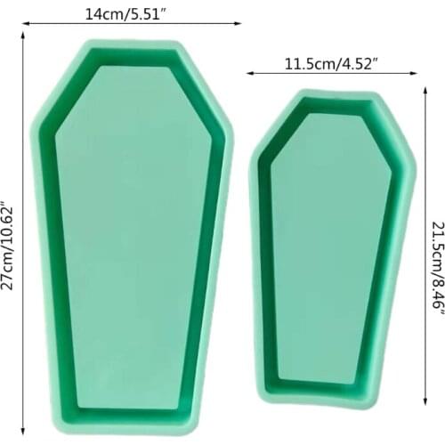 Coffin Box Epoxy Resin Mold Storage Case Silicone Mould DIY Crafts Making Tool W0YA