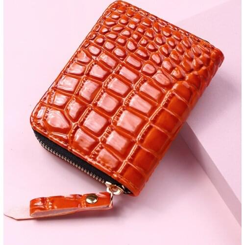 Cute Short Wallets for Women Serpentine Leather PU Luxury Brand Girls Student Coin Purse Card Holder Ladies Clutch Bag Designer