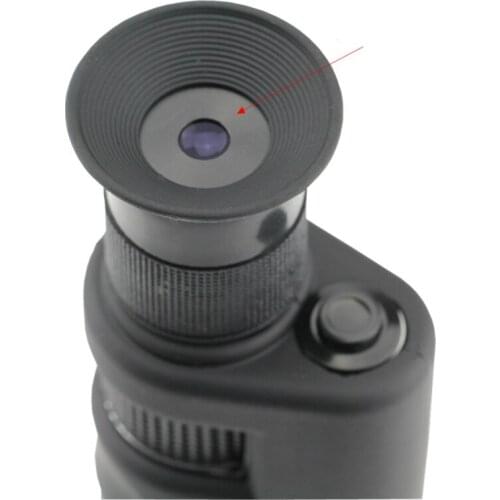 Handheld 400X Fiber Optical Inspection Microscope with 2.5mm&1.25mm Adapter LED Illumination Anti Slip Rubber