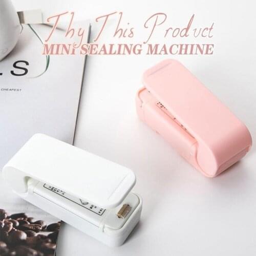 Mini Sealing Machine Portable Household Home Plastic Food Snacks Bag Heat Tool Storage Sealer